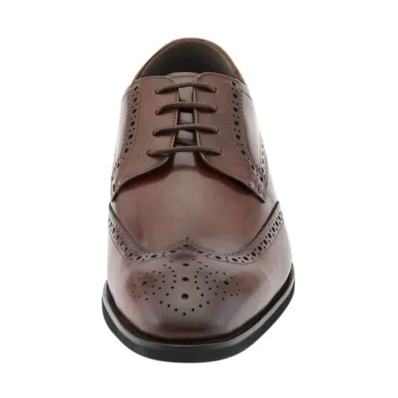NEW Asher Green Men's Genuine Calf Leather Wingtip Dress Shoes Size 13